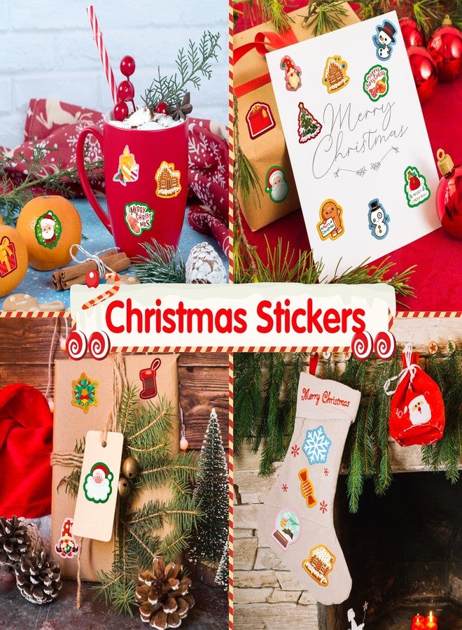 LINAYE Christmas Stickers for Kids 120 Sheets 1400PCS Christmas Stickers Bulk Pack Cute Adhesive for Treat Bags, Goodie Bags Party Favors for Girls Boys - Image 5